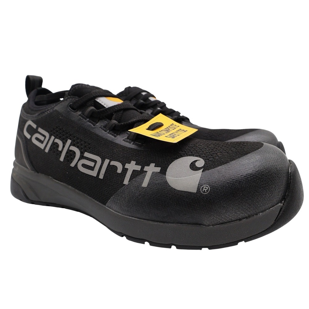 Carhartt Force Nano Composite Toe Work Shoe Mens 9.5 Black FA3401-M Safety Shoe